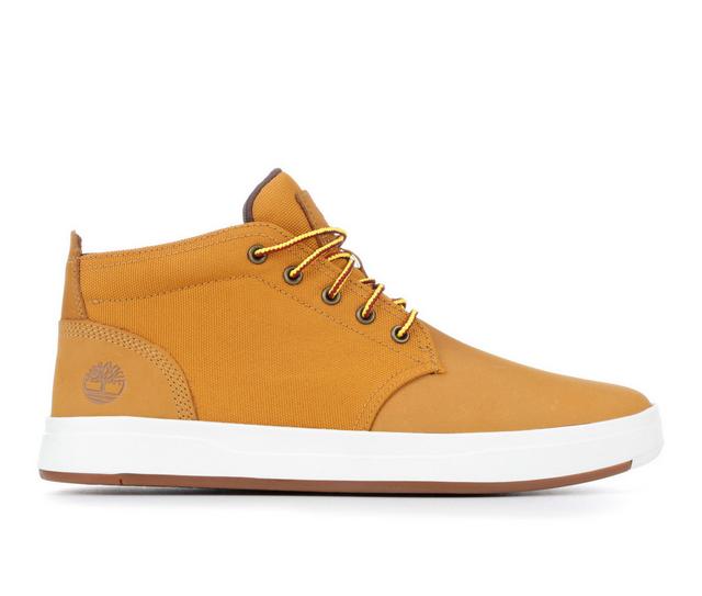 Men's Timberland Davis Square Chukka Boots in Wheat color