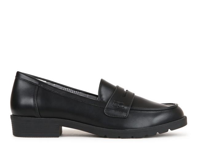 Women's Cliffs by White Mountain Galah Loafers in Black color