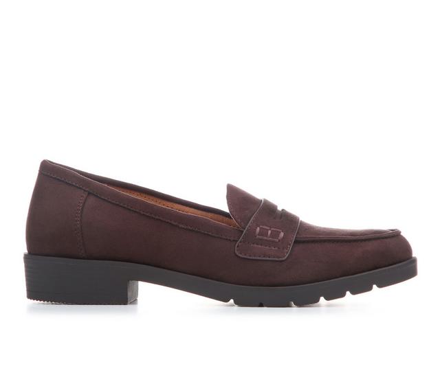 Women's Cliffs by White Mountain Galah Loafers in Chocolate color