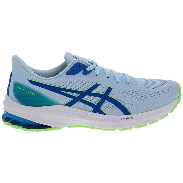 Men's ASICS GT-1000 12 Running Shoes in Blue color