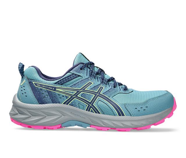 Women's ASICS Gel Venture 9 Running Shoes in Blue/Ocean color