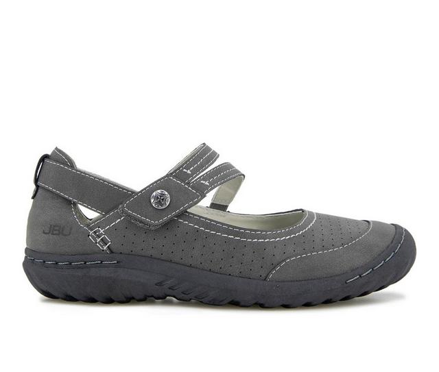 Women's JBU Fawn Mary Jane Shoes in Charcoal color