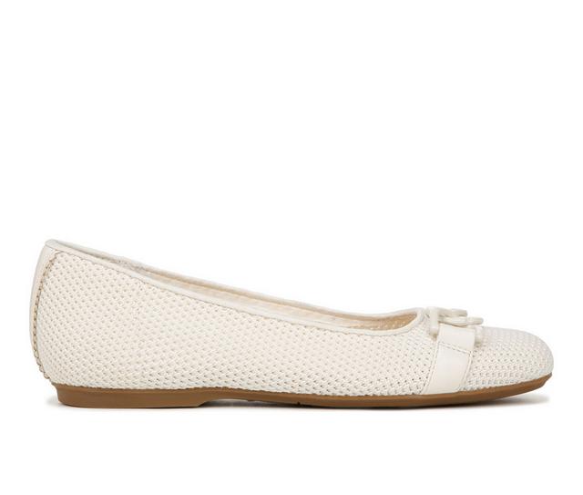 Women's Dr. Scholls Wexley Adorn Flats in Off White color