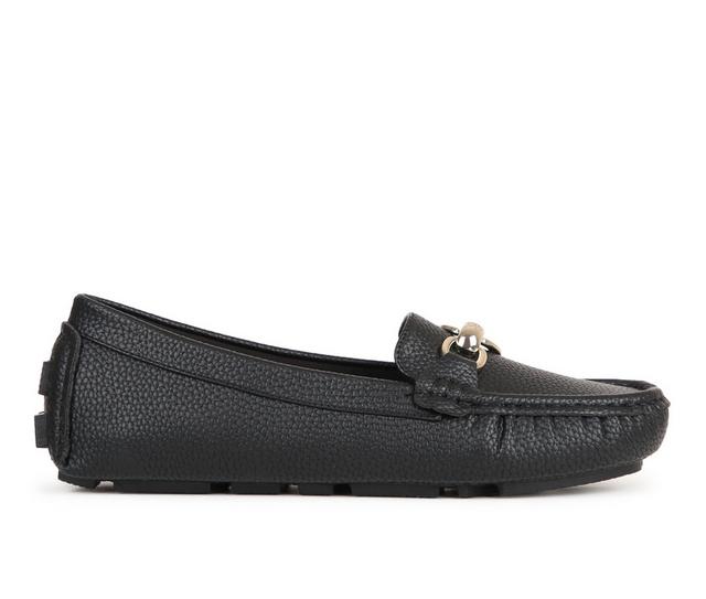 Anne klein black loafers on sale