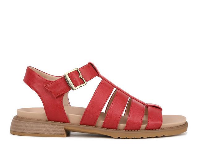 Women's Dr. Scholls A OK Sandals in Heritage Red color