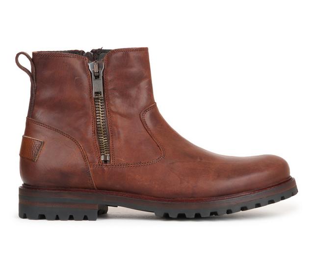 Men's Bull Boxer Elliot Boots in Red Brown color