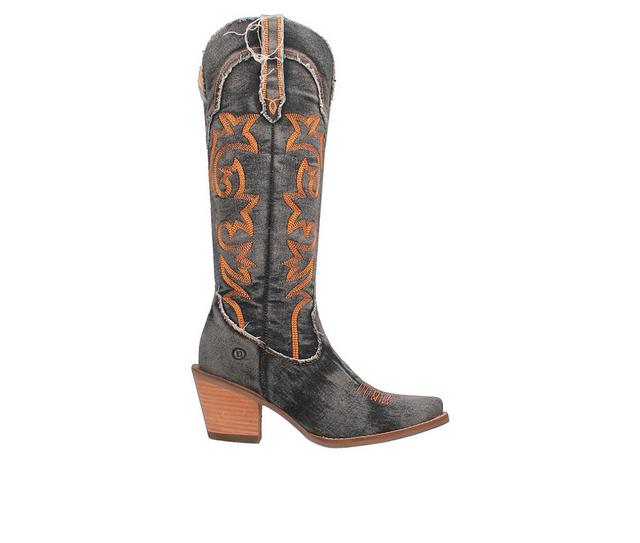 Women's Dingo Boot Texas Tornado Western Boots in Black color