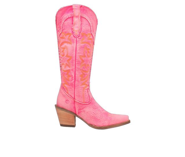 Women's Dingo Boot Texas Tornado Western Boots in Pink color