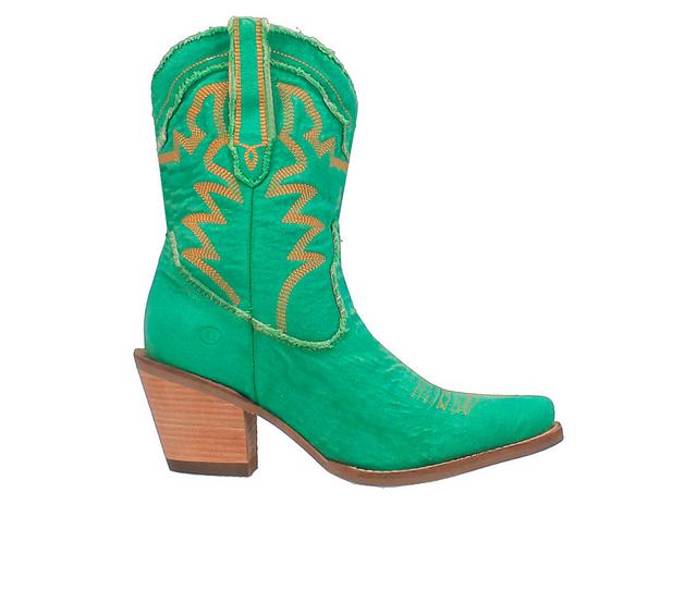 Women's Dingo Boot Y'all Need Dolly Western Boots in Green color