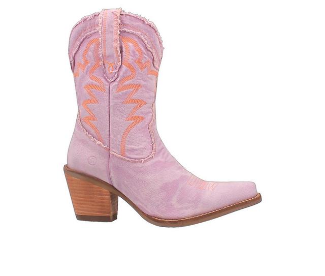 Women's Dingo Boot Y'all Need Dolly Western Boots in Purple color
