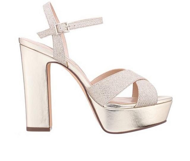 N by Nina Sergio Special Occasion Shoes in Platino color