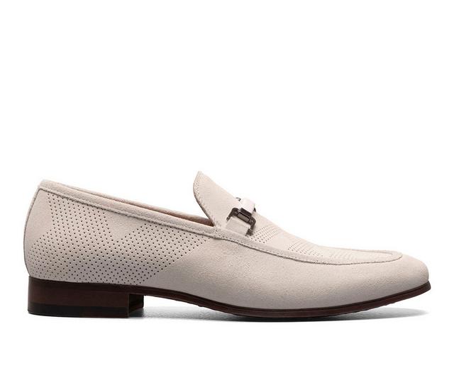 Men's Stacy Adams Wydell Dress Loafers in Chalk color