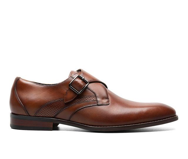 Men's Stacy Adams Karcher Dress Shoes in Cognac color