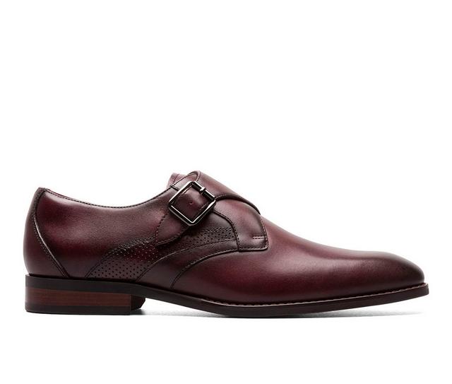 Men's Stacy Adams Karcher Dress Shoes in Burgundy color