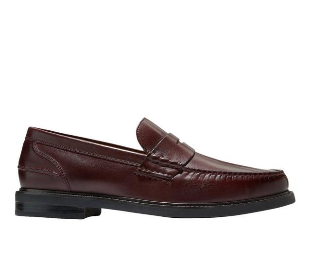 Men's Cole Haan Pinch Prep Penny Loafer Slip-On Shoes in Pinot color