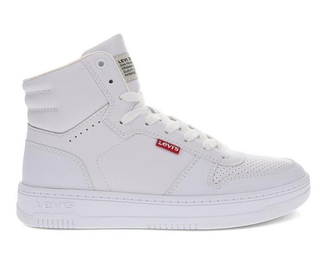 Women's Levis Drive Hi Womens in White Mono color