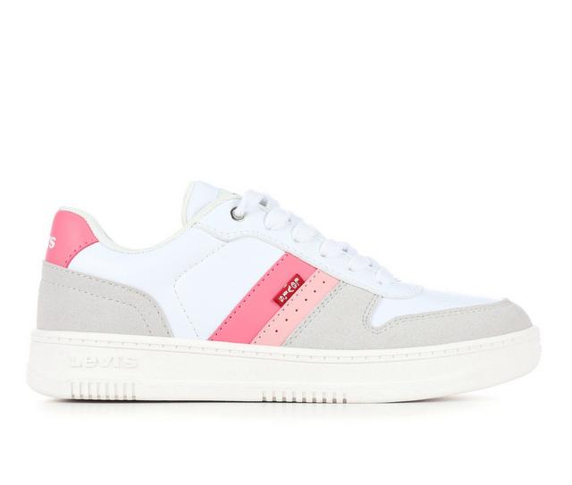 Women's Levis Drive Lo Womens in White/PInk color