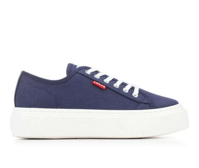 Women's Levis Dakota Shoes in Navy color