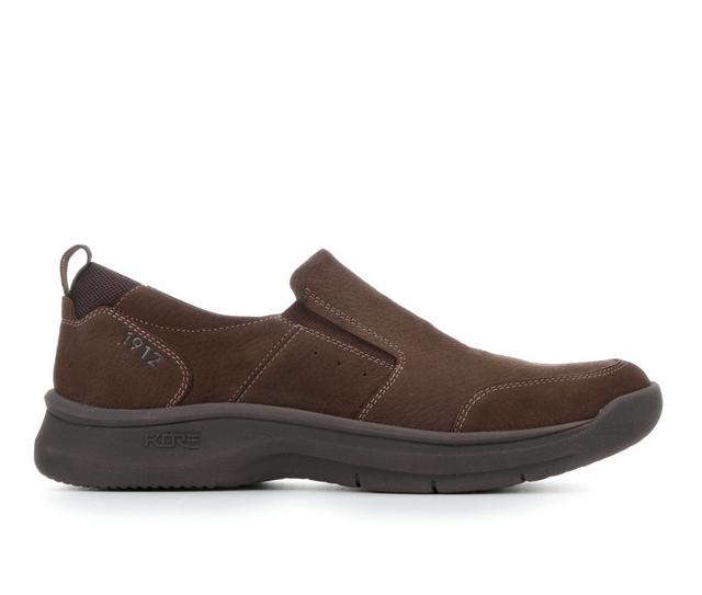 Men's Nunn Bush Mac Moc Toe Slip-On Slip-On Shoes in Brown color