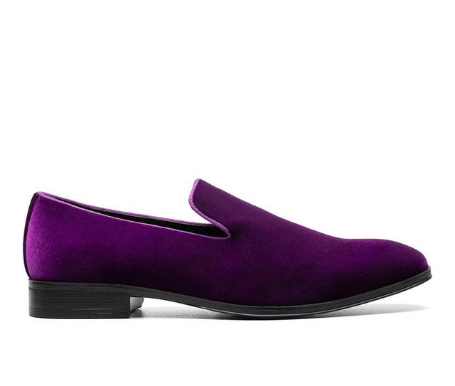 Men's Stacy Adams Savian Dress Loafers in Purple color