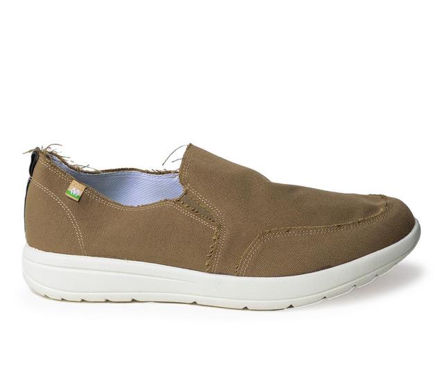 Men's Minnetonka Expanse Slip On Casual Shoes in Khaki color