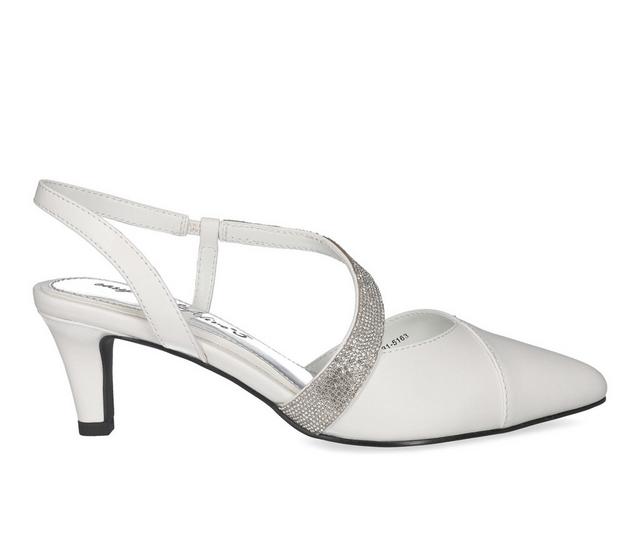 Women's Easy Street Emerald Pumps in White color