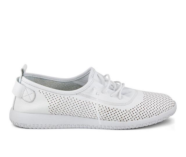 Women's SPRING STEP Skyharbor Casual Fashion Sneakers in White color