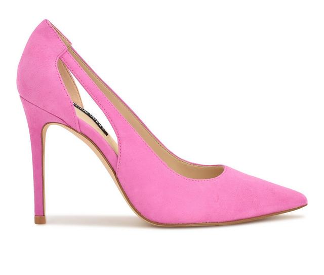 Women's Nine West Favon Stiletto Pumps in Neon Pink color