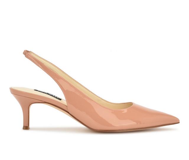 Women's Nine West Nataly Slingback Pumps in Blush Nude color