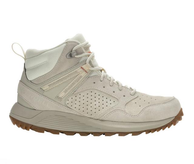 Merrell Wildwood Mid Booties in Off White color