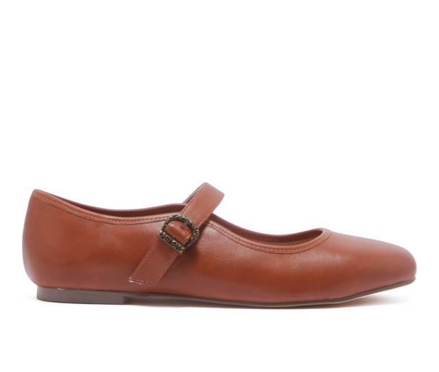 Women's Chelsea Crew Dora Mary Jane Flats in Rust color