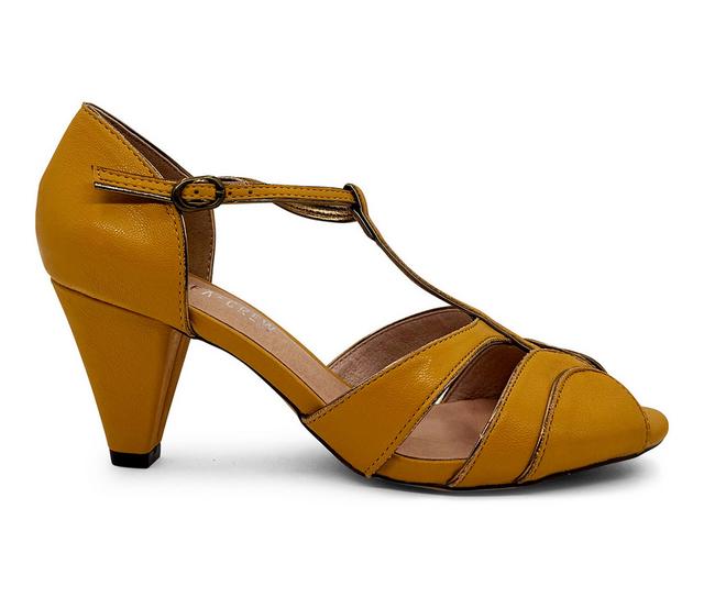 Women's Chelsea Crew Penelope Dress Sandals in Mustard color