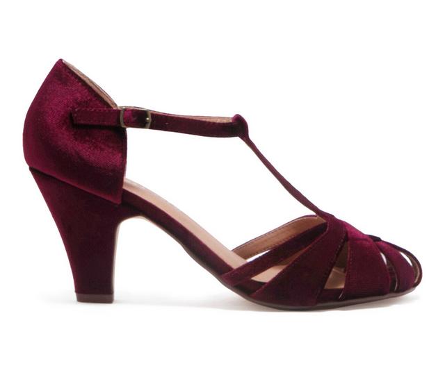 Women's Chelsea Crew Sergi Pumps in Burgundy color