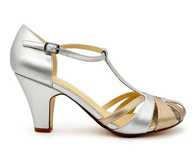 Women's Chelsea Crew Sergi Pumps in Silver Multi color