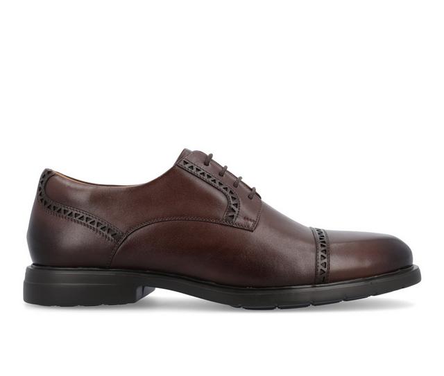 Men's Thomas & Vine Kendrick Dress Oxfords in Brown color