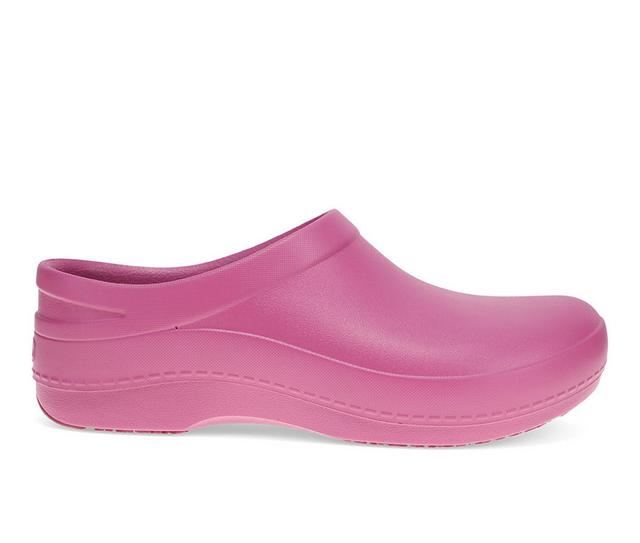 Women's Dansko Kaci Clogs in Fuchsia Molded color