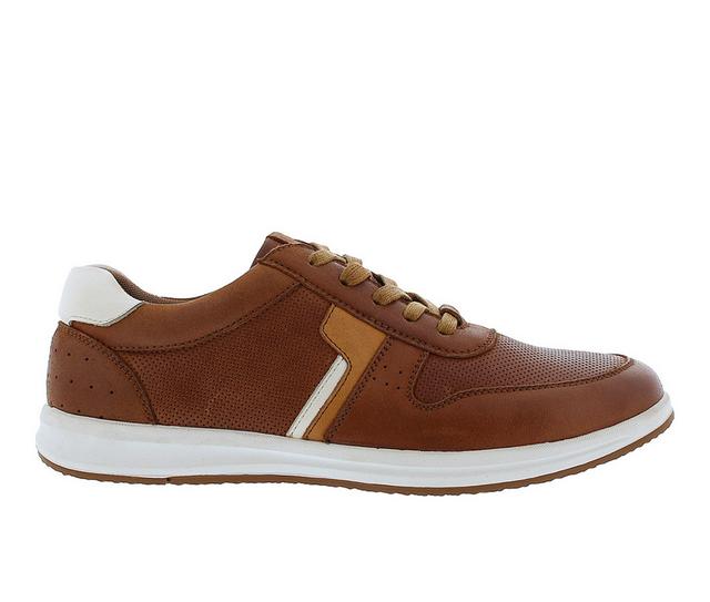 Men's English Laundry Brady Casual Oxford Sneakers in Cognac color