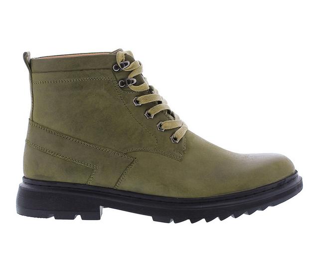 Men's English Laundry Lyle Boots in Olive color