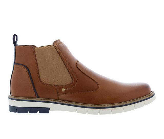 Men's English Laundry Ben Dress Chelsea Boots in Cognac color