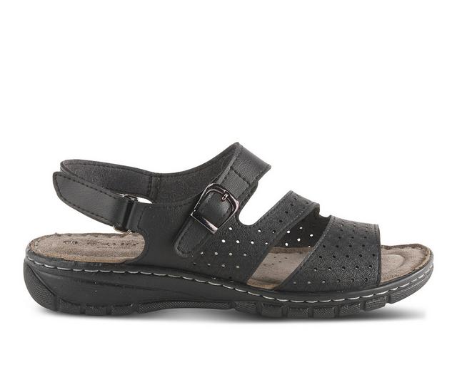 Women's Flexus Harinna Sandals in Black color