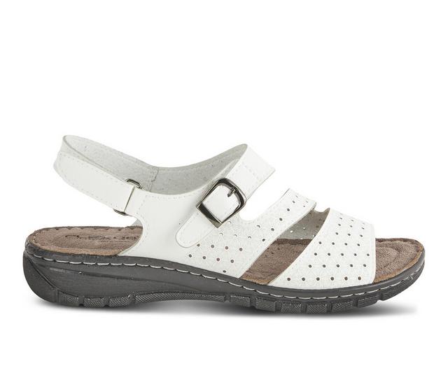 Women's Flexus Harinna Sandals in White color