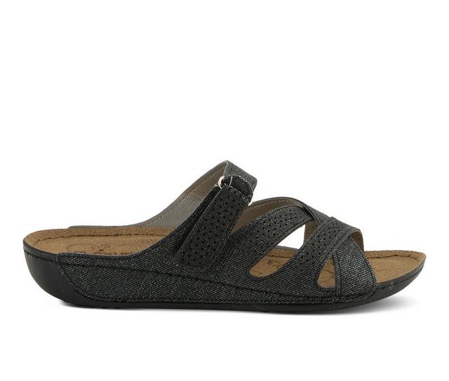 Women's Flexus Karl Footbed Sandals in Grey color