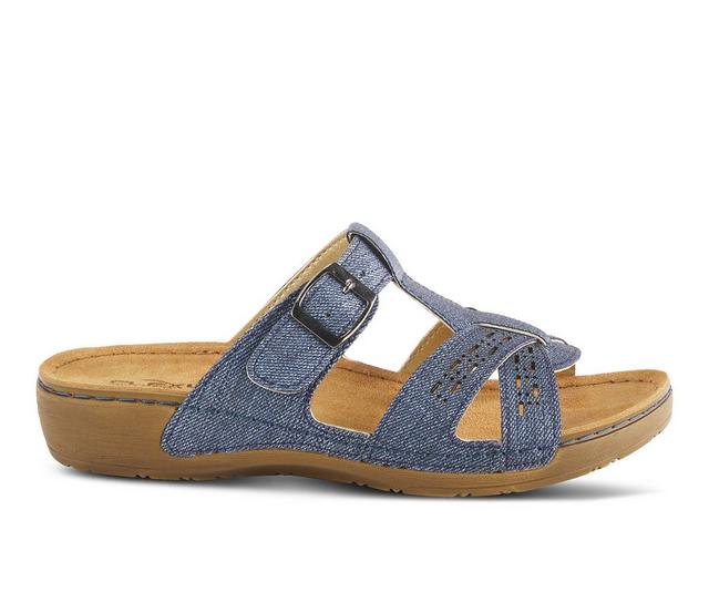 Women's Flexus Nery-Jeans Sandals in Navy color