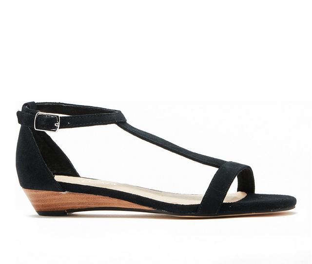 Women's Chelsea Crew Samira Low Wedge Sandals in Black color