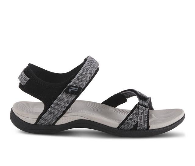 Women's Flexus Powerpop Outdoor Sandals in Grey Multi color