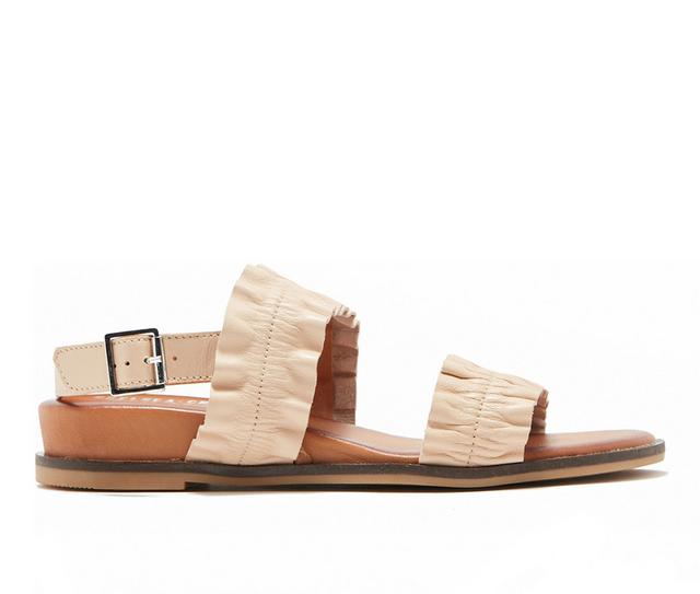 Women's Chelsea Crew Roche Low Wedge Sandals in Nude color