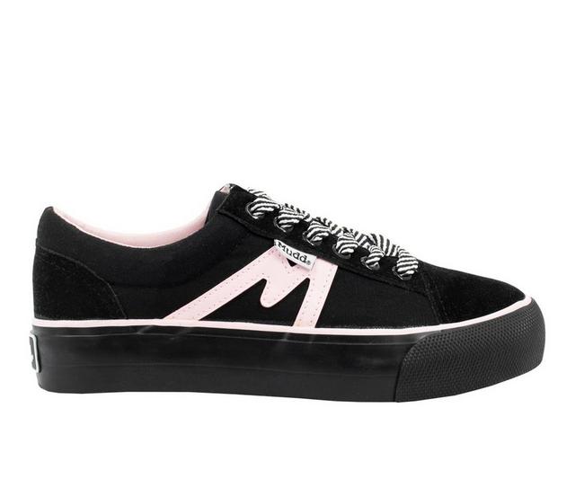 Women's Mudd Poppy Laceup Sneakers in Black color