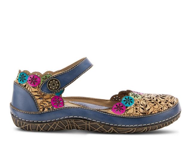 Women's L'Artiste Kysandra-Fleur Mary Jane Shoes in Blue Multi color