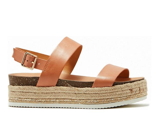 Women's Chelsea Crew Colby Platform Sandals in Tan color