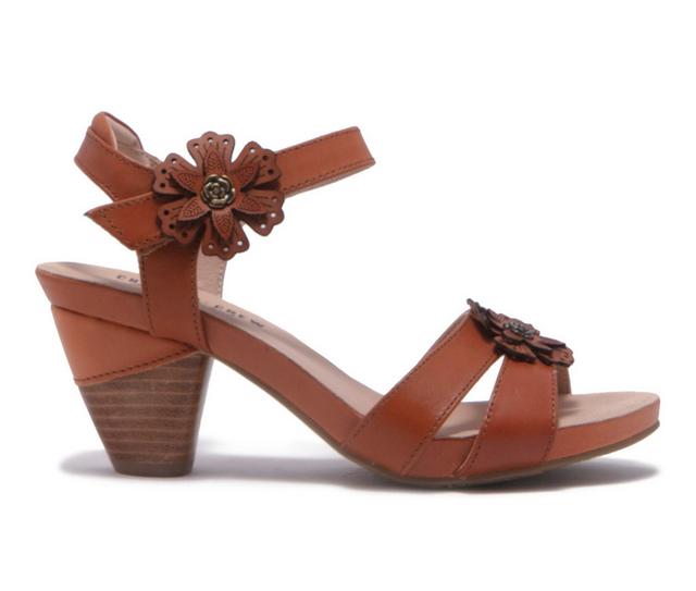 Women's Chelsea Crew Daphne Dress Sandals in Tan color